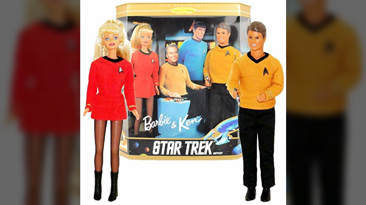 Collectible Barbie & Ken Starfleet Officer Toy Dolls Set